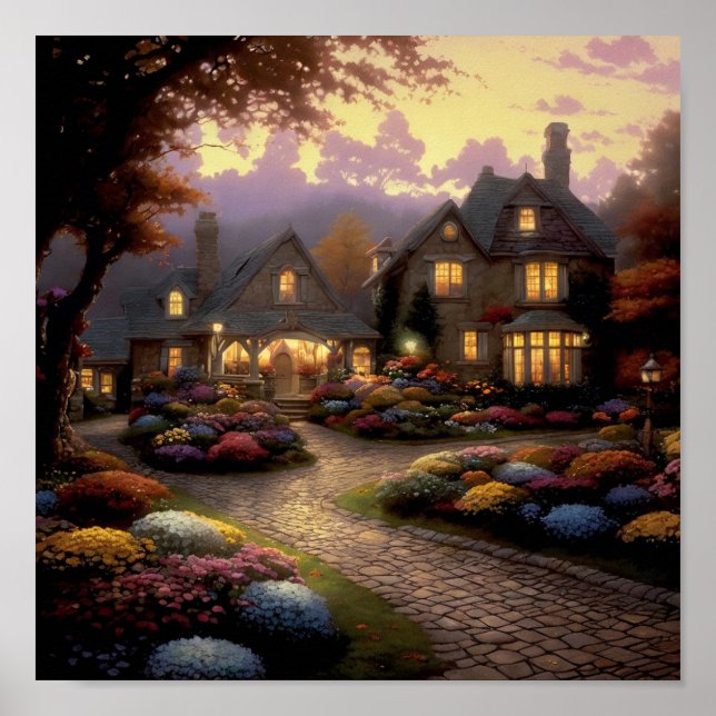 Póster Mantener o diseñar el suyo propio (Frente)