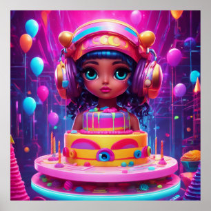 Póster Mantener o diseñar su propio poster