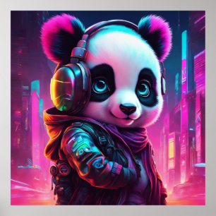 Póster Mantener Panda o diseñar su propio poster