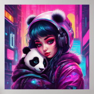 Póster Mantener Panda o diseñar su propio poster