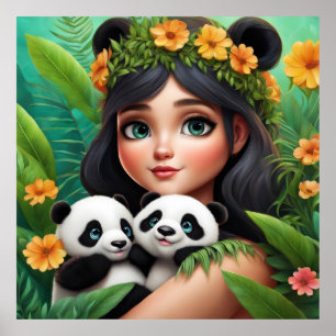 Póster Mantener Panda o diseñar su propio poster