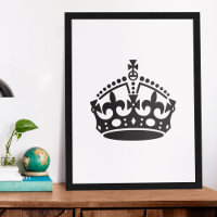 Mantener plantilla de corona de calma