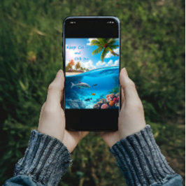 Póster Mantenga la calma y manténgase tranquilo