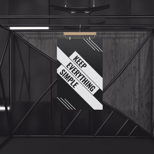 Póster Manténgalo Simple