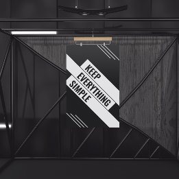 Póster Manténgalo Simple