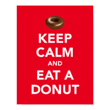 Mantengan la calma y coman un donut