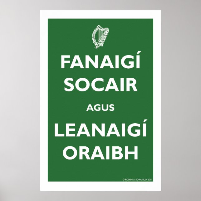 Póster ¡Mantengan la calma y continúen! (Frente)