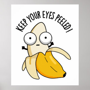 Póster Mantengan los ojos pelados y divertidos bollos ban