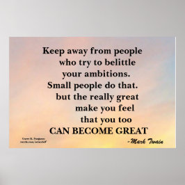 PÓSTER MANTÉNGASE ALEJADO DE LA GENTE POSTER MOTIVACIONAL