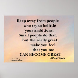 PÓSTER MANTÉNGASE ALEJADO DE LA GENTE POSTER MOTIVACIONAL