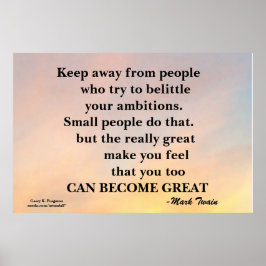 PÓSTER MANTÉNGASE ALEJADO DE LA GENTE POSTER MOTIVACIONAL