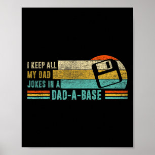 Póster Mantengo a todos mis Chistes de papá en una muerte