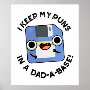 Póster Mantengo mis puntitos en un papá-a-base gracioso p