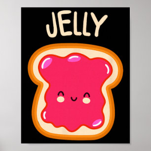 Póster Mantequilla De Maní Y Jalea Gemelo Mejor Amigo Com