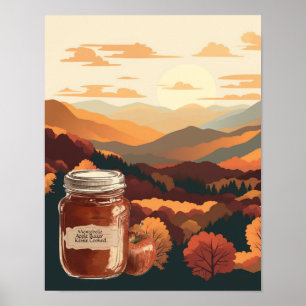 Póster Mantequilla de manzana Montebello VA Montes Blue R