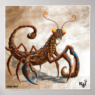 Póster Mantis Scorpion