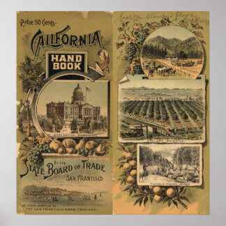 Póster Manual de California