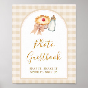 Póster Manual de fotografía del Pastel Cutie Pie Gingham