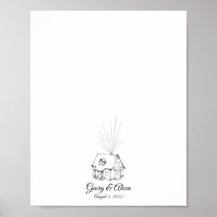 Póster Manual de huellas dactilares de la casa