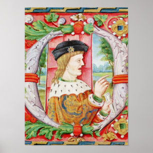 Póster Manuel I "El Fortunado", Rey de Portugal