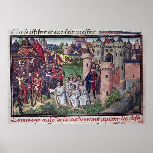 Póster Manuscrito de Jean Vauquelin (Frente)