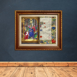 Póster Manuscrito del Renacimiento Medieval de Pentecost 