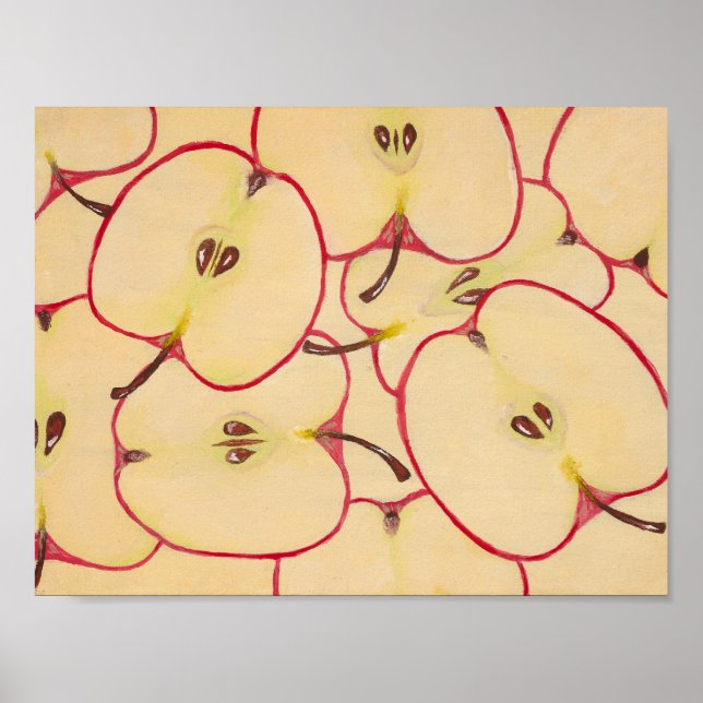 Póster Manzana  (Frente)