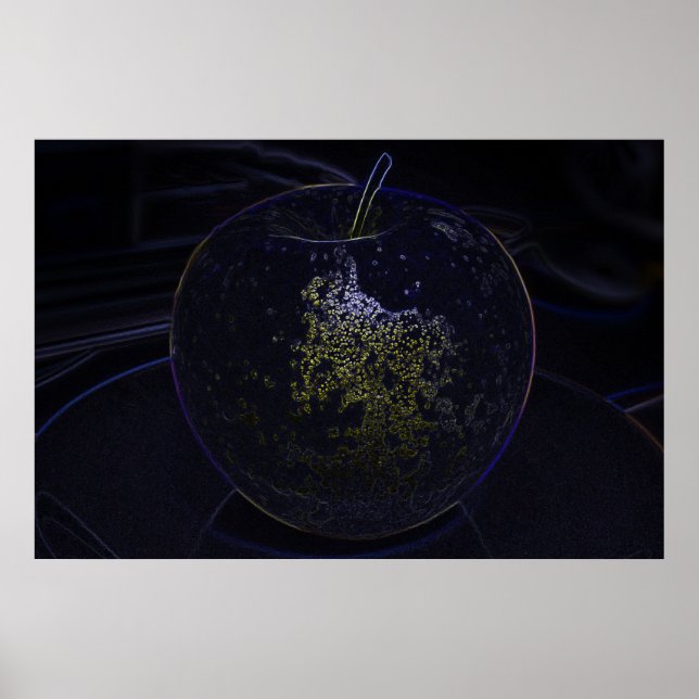 Póster manzana dorada (Frente)