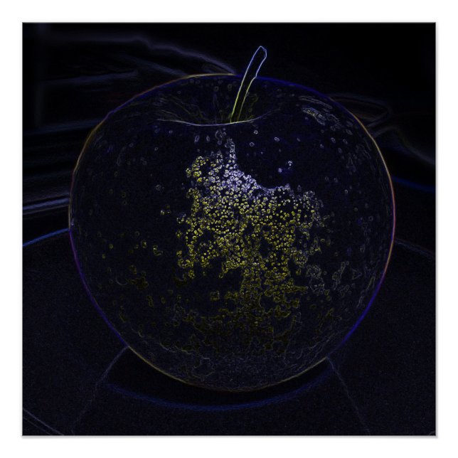 Póster manzana dorada (Anverso)