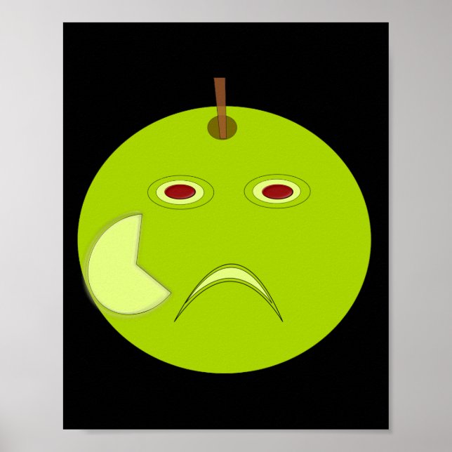Póster Manzana malvada con Poster de Scar Halloween (Frente)