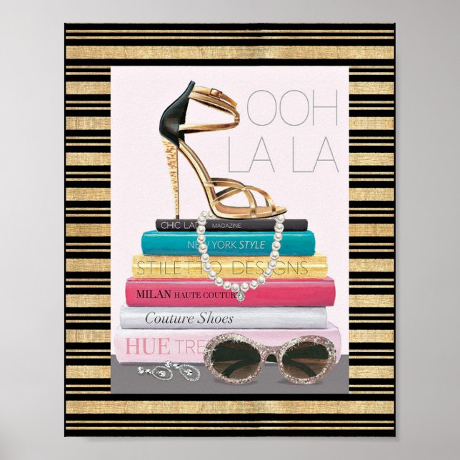 Póster Manzana silvestre | Ooh La La - Glamoroso Stiletto (Frente)