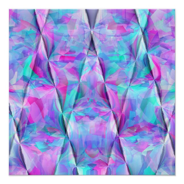 Póster Manzanas geométricas... (Anverso)