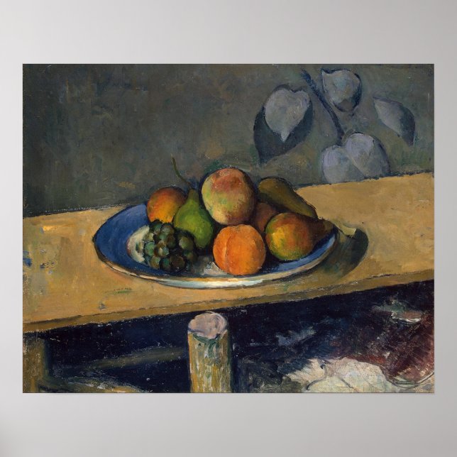 Póster Manzanas, peras y uvas, c.1879 (Frente)