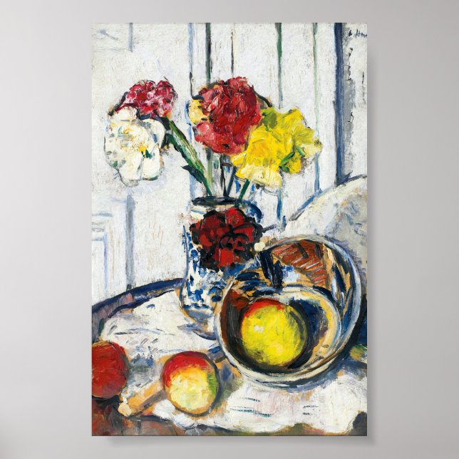 Póster Manzanas y Flores | George Leslie Hunter (Frente)