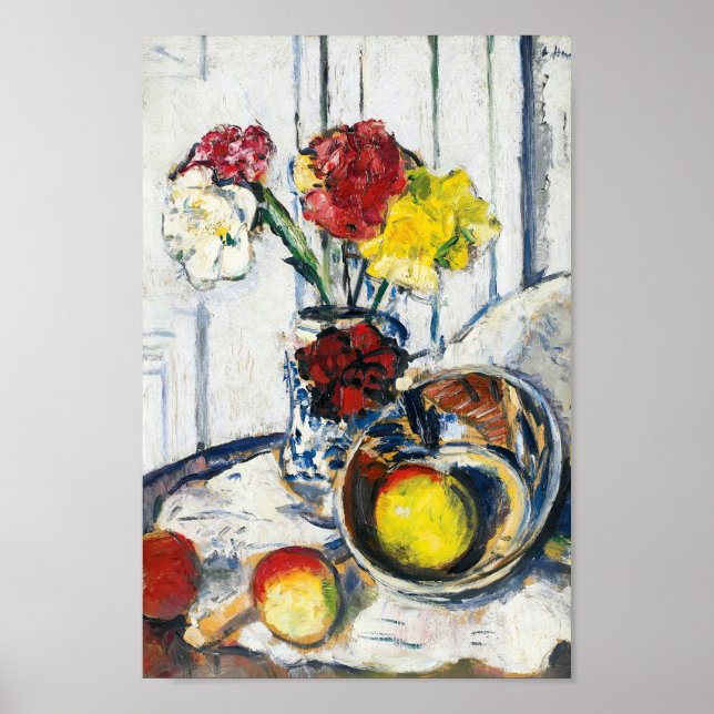 Póster Manzanas y flores | George Leslie Hunter (Frente)
