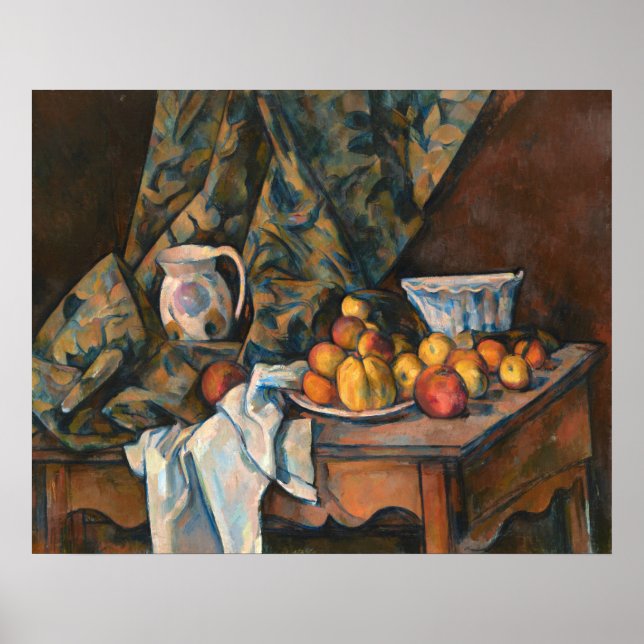 Póster Manzanas y melocotones - Paul Cézanne Bella Artes (Frente)