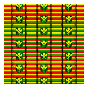 Póster Maoli tribal kanakan