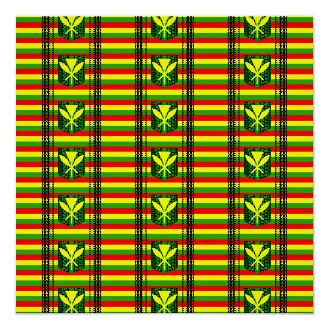 Póster Maoli tribal kanakan (Anverso)