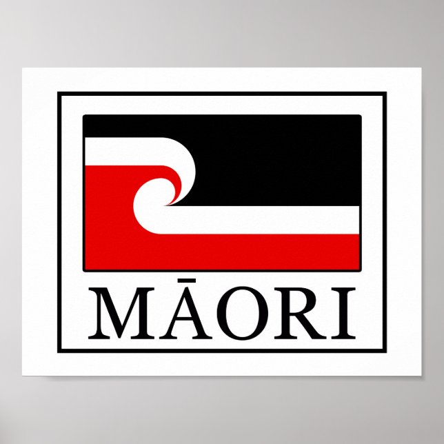 Póster Maorí (Frente)