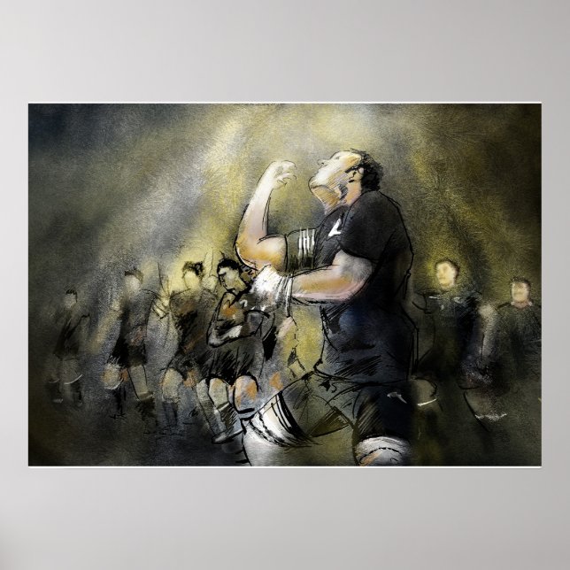 Póster Maori Haka (Frente)