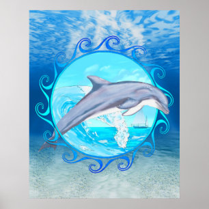 Póster Maori Sun Dolphin