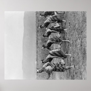 Póster Maori War Dance Photograph