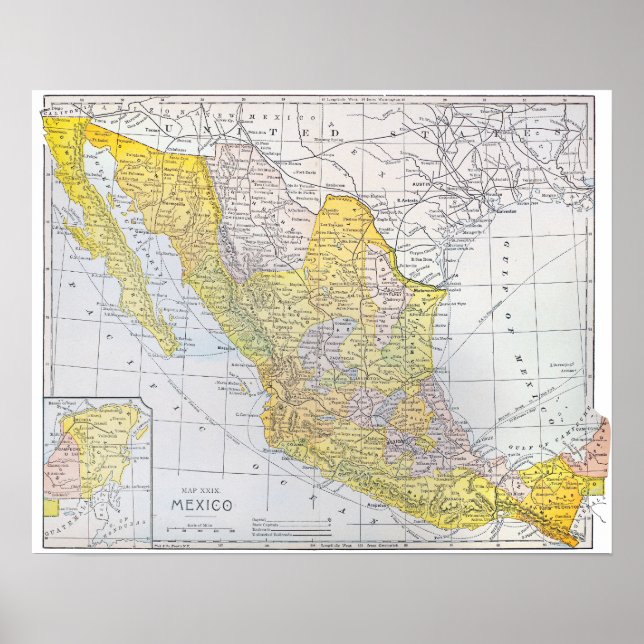PÓSTER MAP: MEXICO (Frente)
