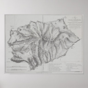 Póster Map of Saint Helena Island