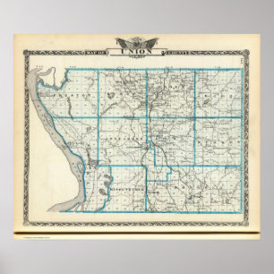 Póster Map of Union County