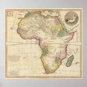 Póster Mapa 2 de África