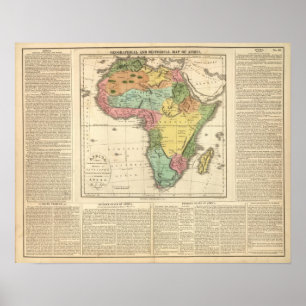 Póster Mapa 2 del atlas de África