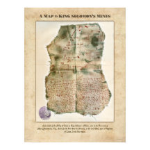 Mapa al Poster de Minas del Rey Salomón