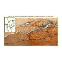 Mapa Antiguo del Parque Nacional Yosemite 1928