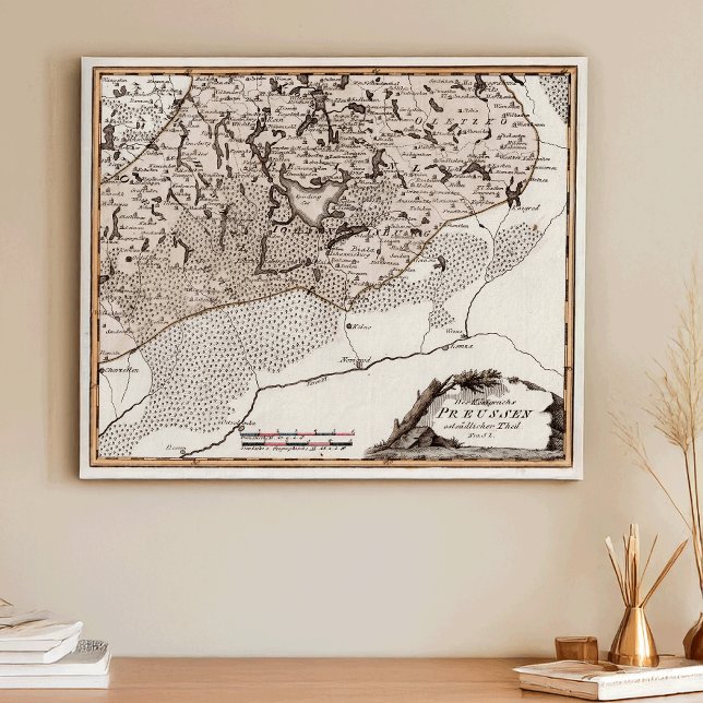 Póster Mapa antiguo Prusia / Polonia Masuria Lake Sniardw (Subido por el creador)